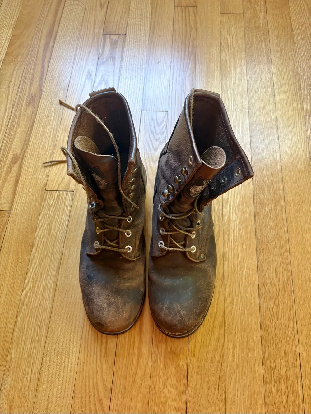 Georgia Boot Men’s Logger Steel Toe  Boots US Size 10.5 Brown